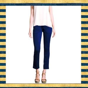 Neiman Marcus Sally Cropped Washed Twill Jeans